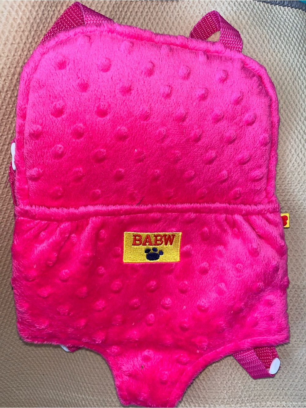 BUILD-A-BEAR bear or stuffed animal carrier PINK